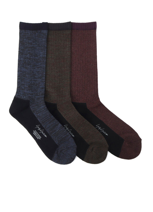 C/AC RIBBED PILE RIBBED SOCKS