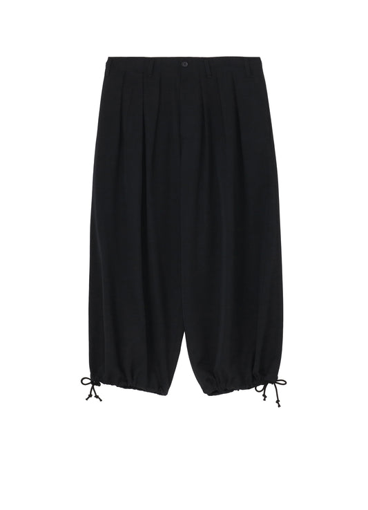 WOOL GABARDINE THIN BALLOON PANTS