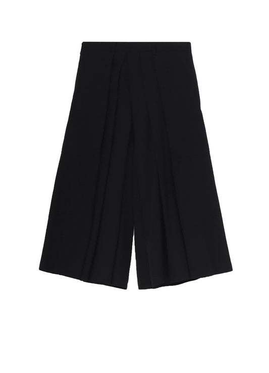 WOOL GABARDINE HAKAMA PANTS