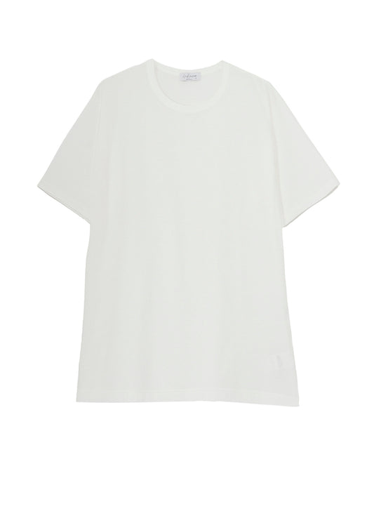 COTTON SINGLE JERSEY ROUND NECK SHORT SLV T
