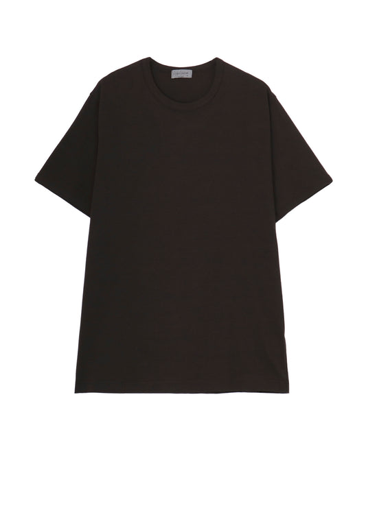 COTTON SINGLE JERSEY ROUND NECK SHORT SLV T