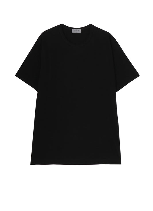 COTTON SINGLE JERSEY ROUND NECK SHORT SLV T