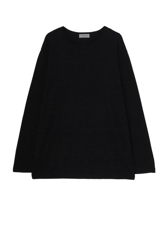 1/80 WASHABLE WOOL INTERLOCK ROUND NECK LONG SLV T