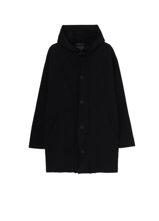 REGULATION FRENCH TERRY HOODED COAT