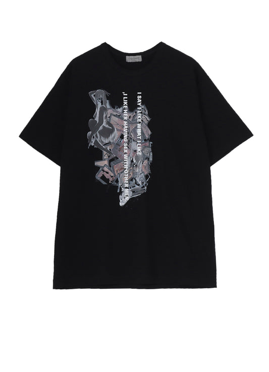 30/-COMBED SINGLE JERSEY BASIC SHORT SLV PT C