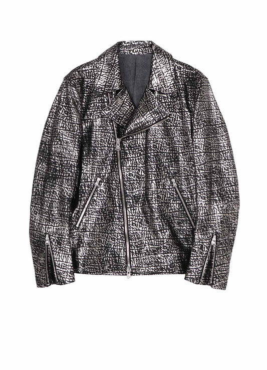 SILVER FOIL SHEEP SKIN DOUBLE RIDERS