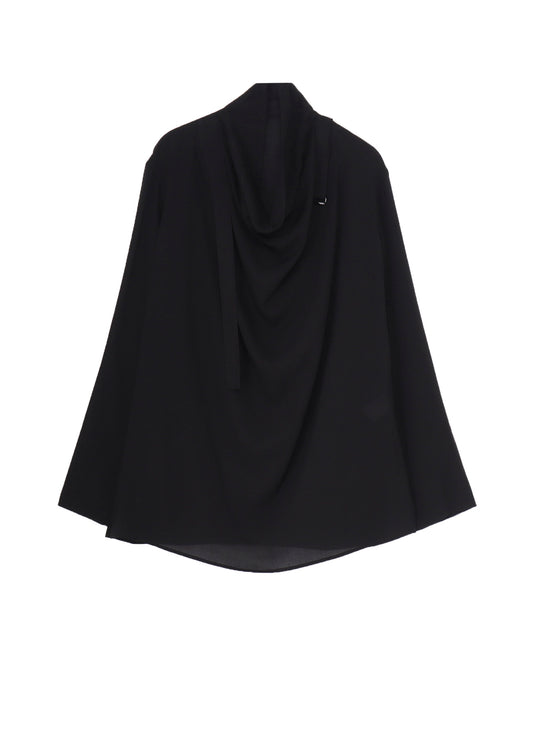 CELLLOSE LAWN  DRAPE PULLOVER BLOUSE