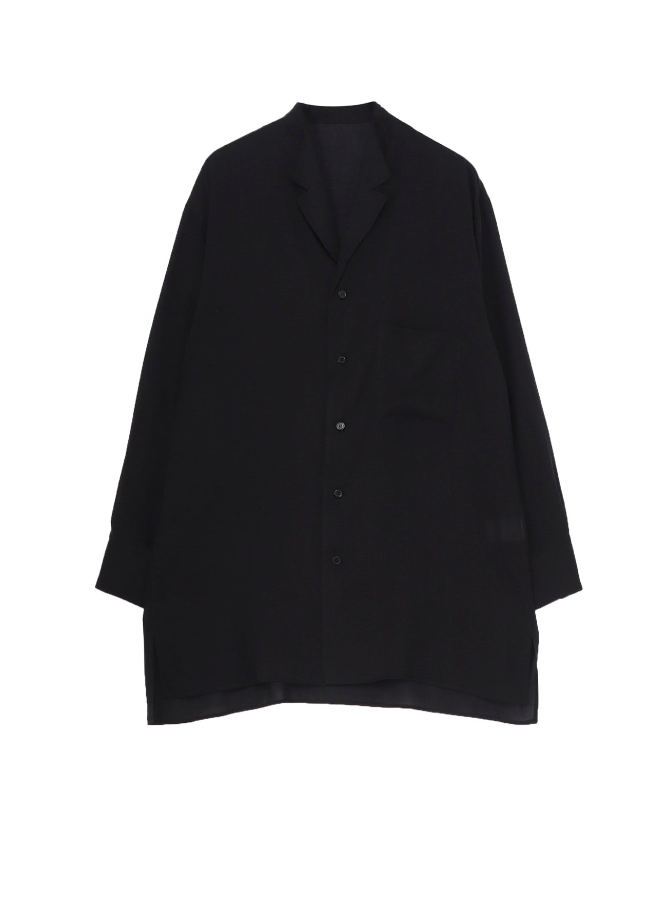 CELLULOSE LAWN NOTCHED SHIRT – THE SHOP YOHJI YAMAMOTO