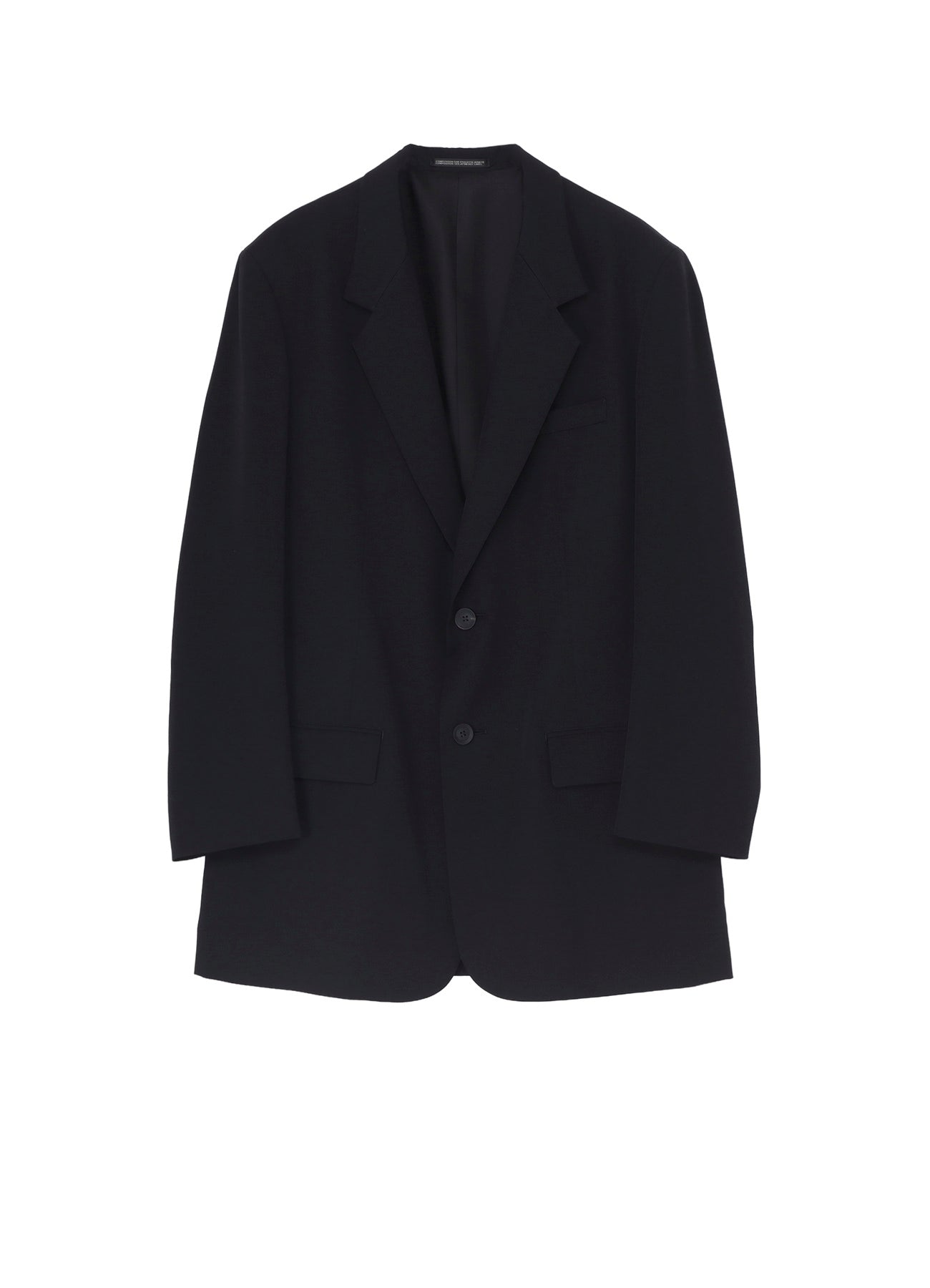 WOOL GABARDINE LEFT SEAM ZIPPER JACKET – THE SHOP YOHJI YAMAMOTO