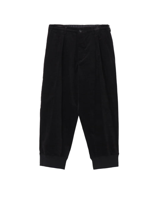 50C VELVET HEM RIB PANTS