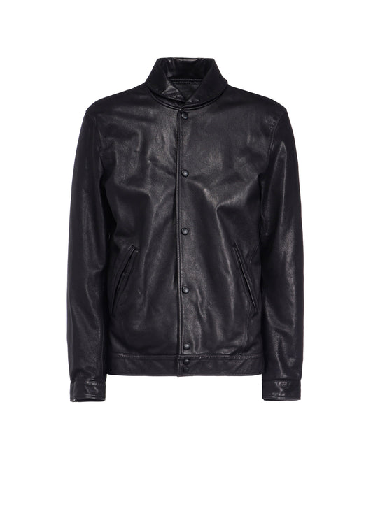 BACKLASH GOAT LEATHER COLLEGE JACKET