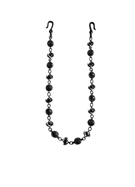 TIN ALLOY BKRUTH SUN CHAIN/BLACK