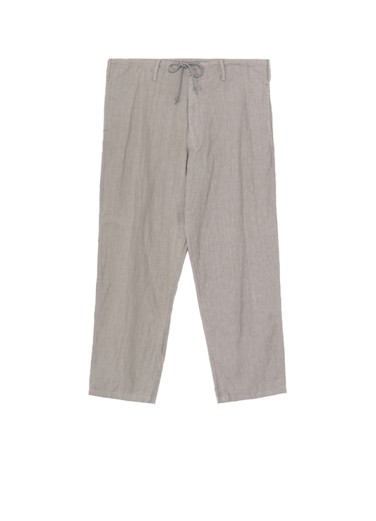 GARMENT DYE FLAX DRAWS STRING PANTS