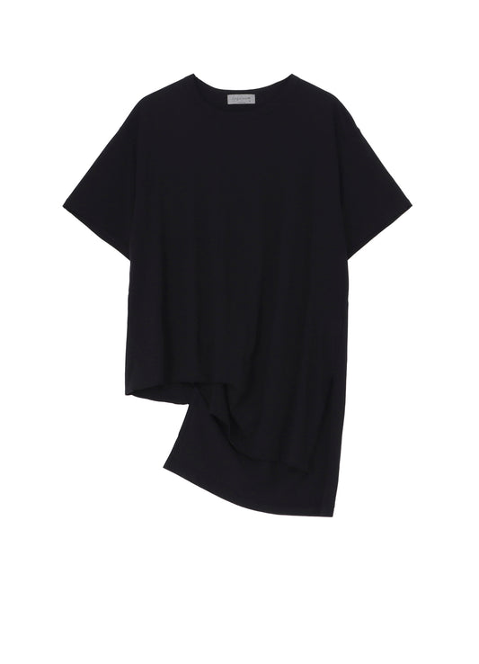 DIORAMA JERSEY ASYMMETRY HEM SHORT SLEEVE T