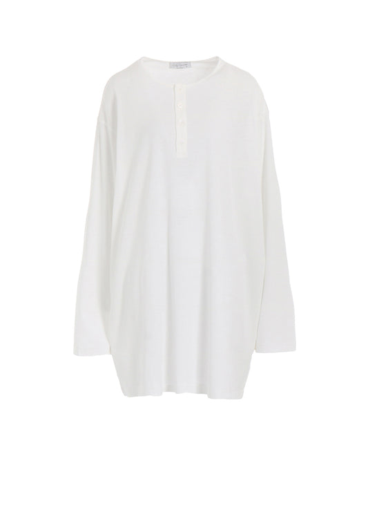 Ly/C MVS SPIRAL HENRY NECK LS T
