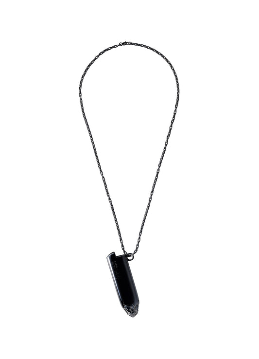 BRASS/ONYX Orushed Lighter Case BLK