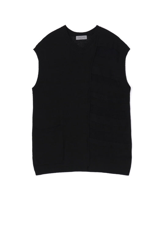 7G SWITCH BORDER SWITCH V-NECK VEST