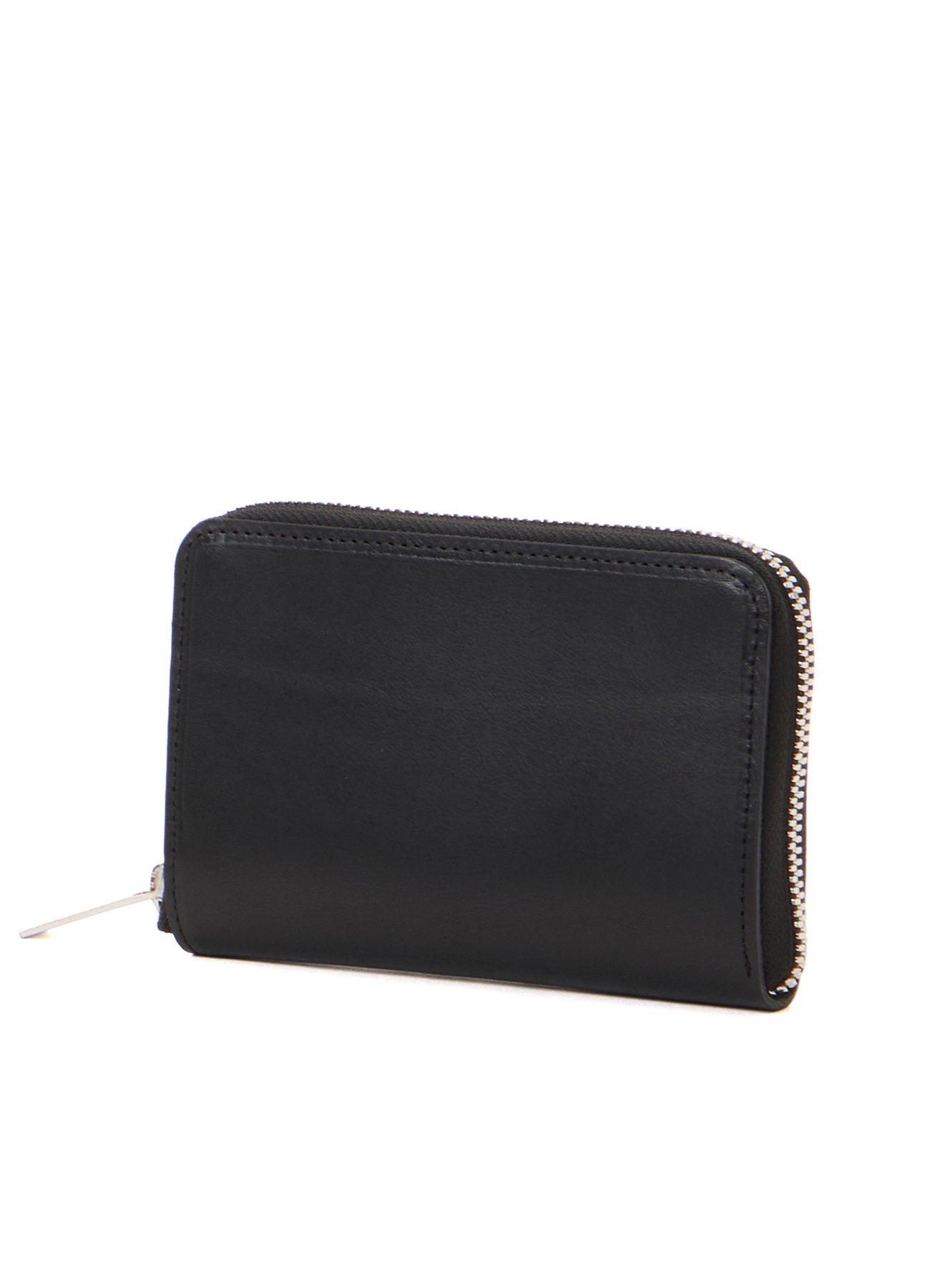 UNFINISHED LEATHER COMPACT ZIP WALLET – THE SHOP YOHJI YAMAMOTO
