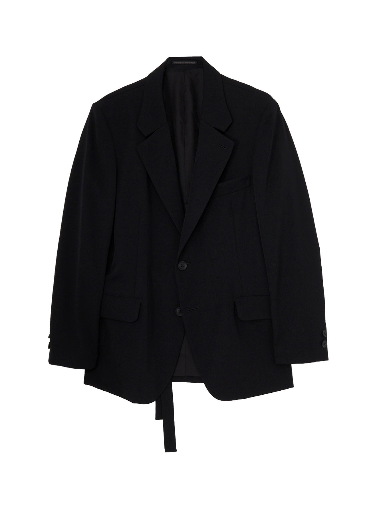 WOOL GABARDINE INNER BELT JACKET – THE SHOP YOHJI YAMAMOTO