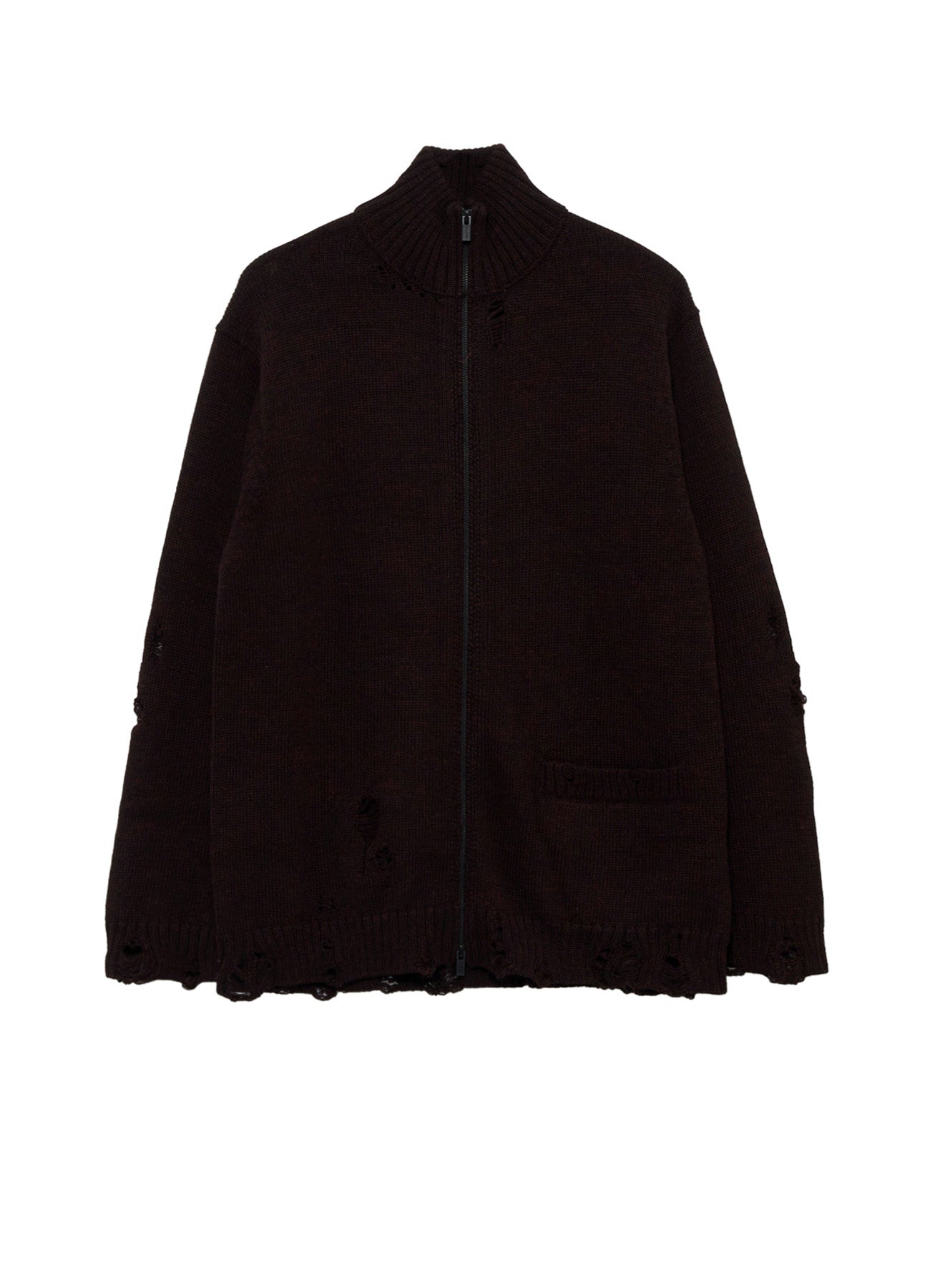 トップス Y 5G 3PLY SINGLE JERSEY HIGH NECK ZIP CARDIGAN – THE SHOP YOHJI YAMAMOTO