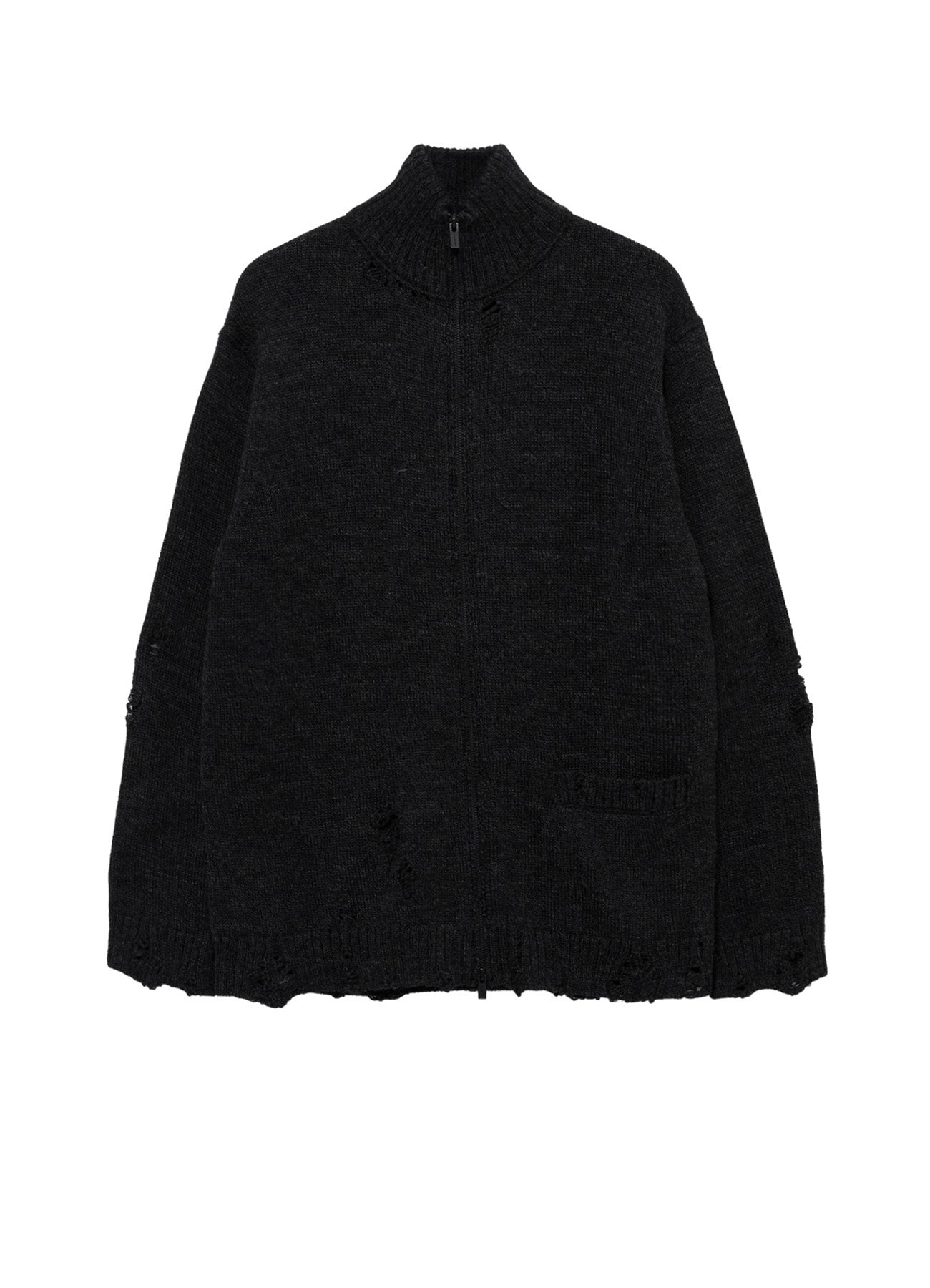 トップス ysairsystem 5G 3PLY SINGLE JERSEY HIGH NECK ZIP CARDIGAN – THE SHOP YOHJI YAMAMOTO