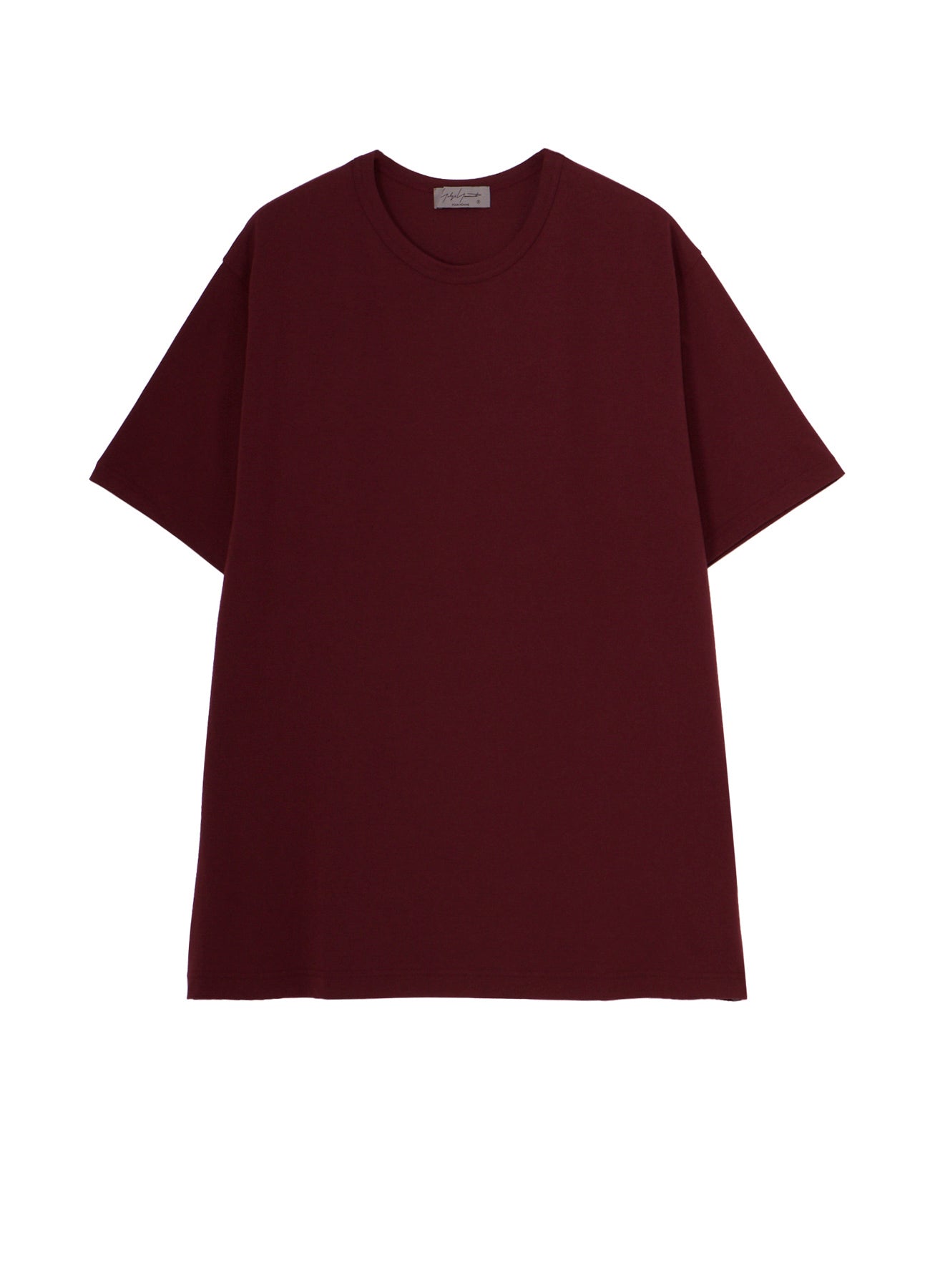 SOFT SINGLE JERSEY ROUND NECK SS TEE – THE SHOP YOHJI YAMAMOTO