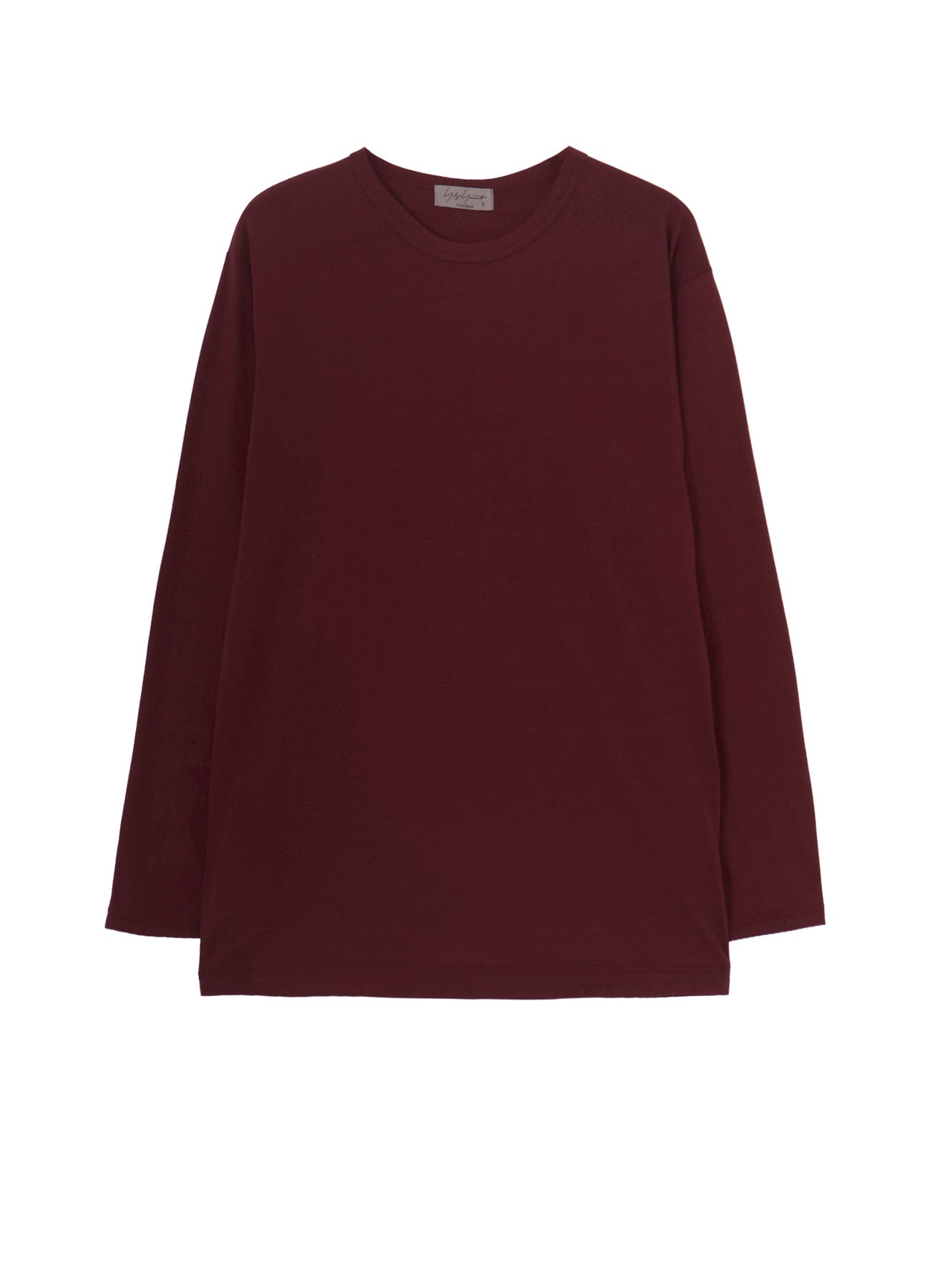 SOFT SINGLE JERSEY ROUND NECK LS TEE – THE SHOP YOHJI YAMAMOTO