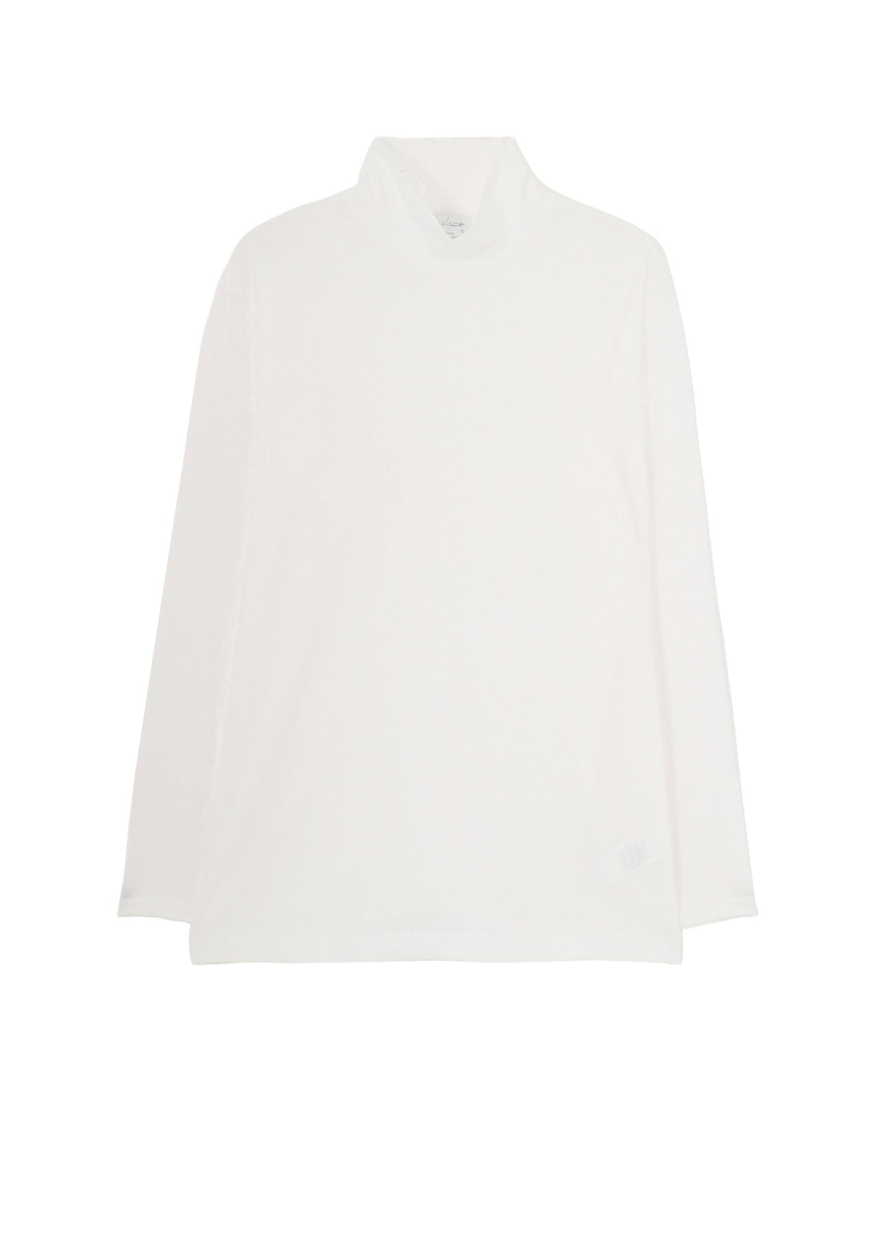 S'YTE ホワイト 長袖シャツ SOFT SINGLE JERSEY HIGH NECK LONG SLV TEE – THE SHOP YOHJI YAMAMOTO