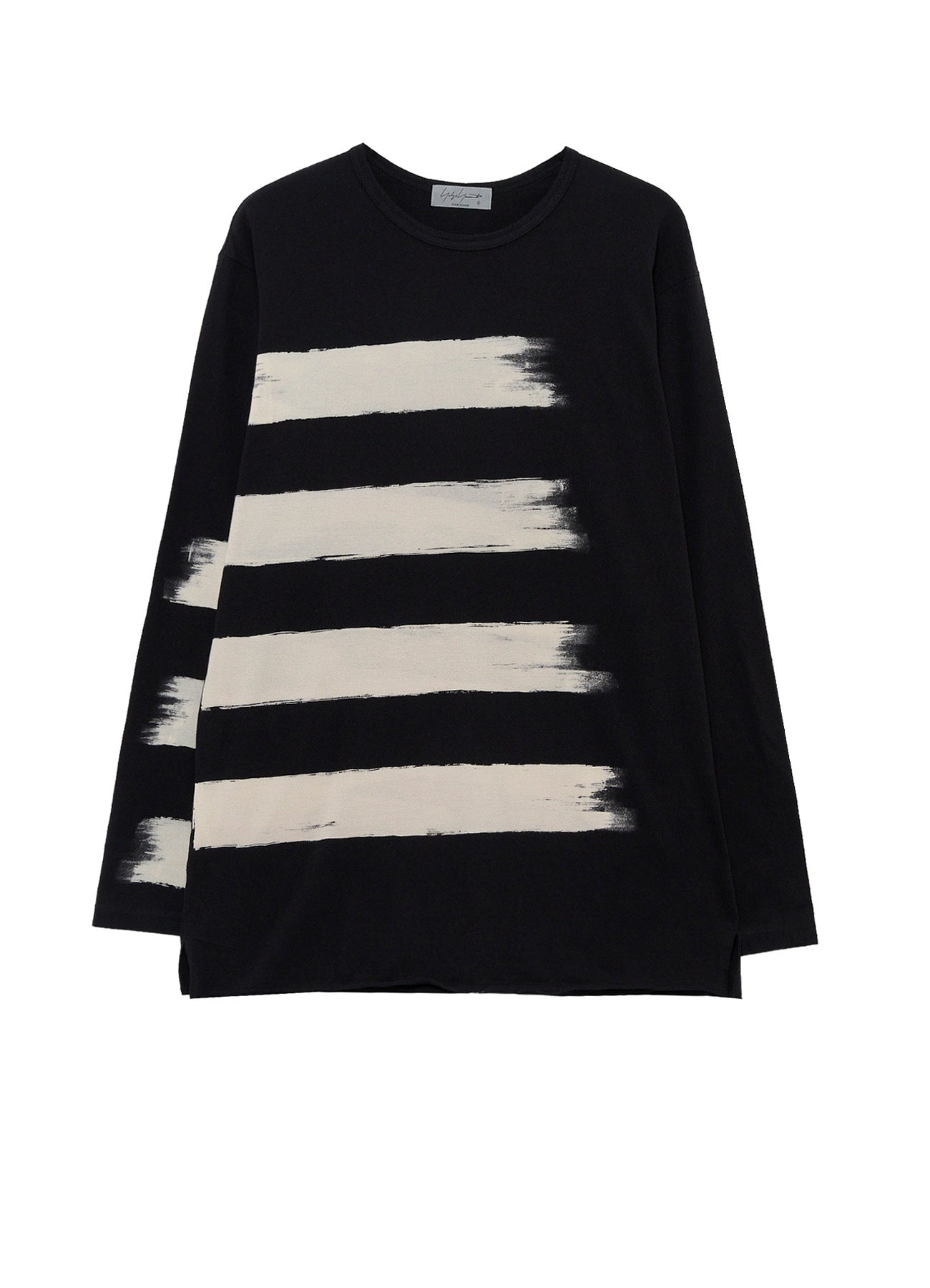 COTTON SINGLE JERSEY ROUND NECK LONG SLV T – THE SHOP YOHJI YAMAMOTO