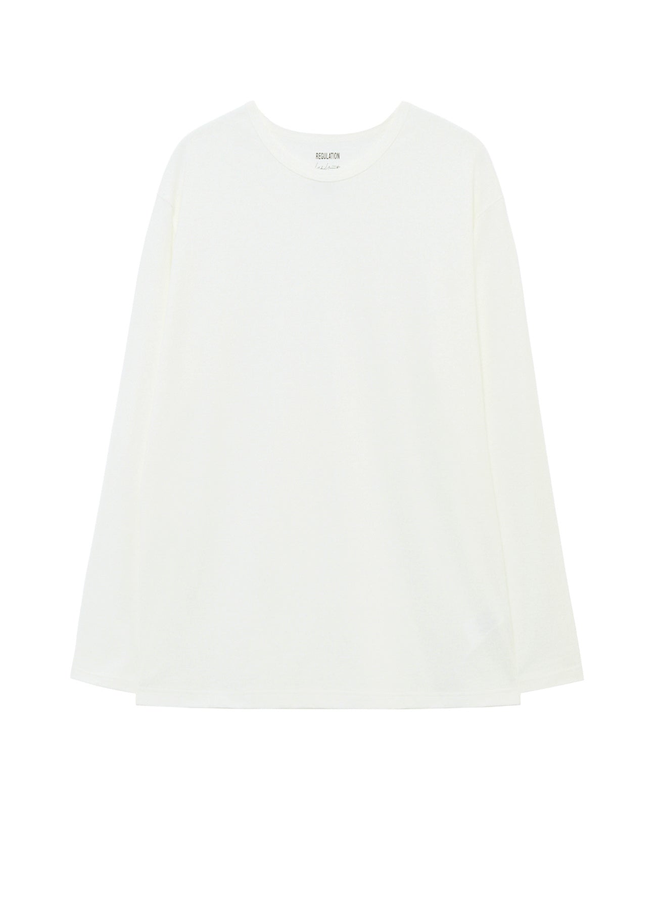 SINGLE JERSEY RE LOGO PT LONG SLEEVE – THE SHOP YOHJI YAMAMOTO