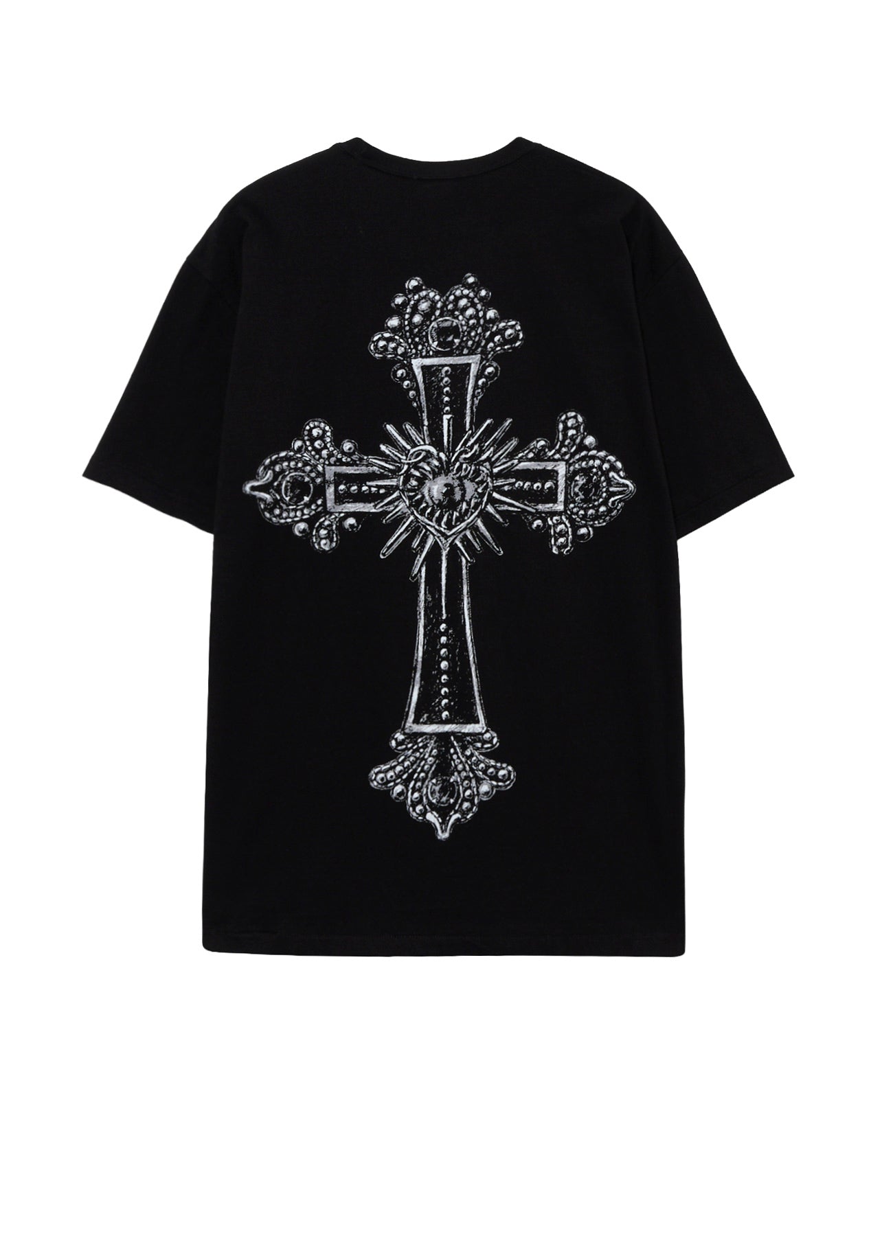 GOTHIC ANTIQUE CROSS PRINTED TEE – THE SHOP YOHJI YAMAMOTO