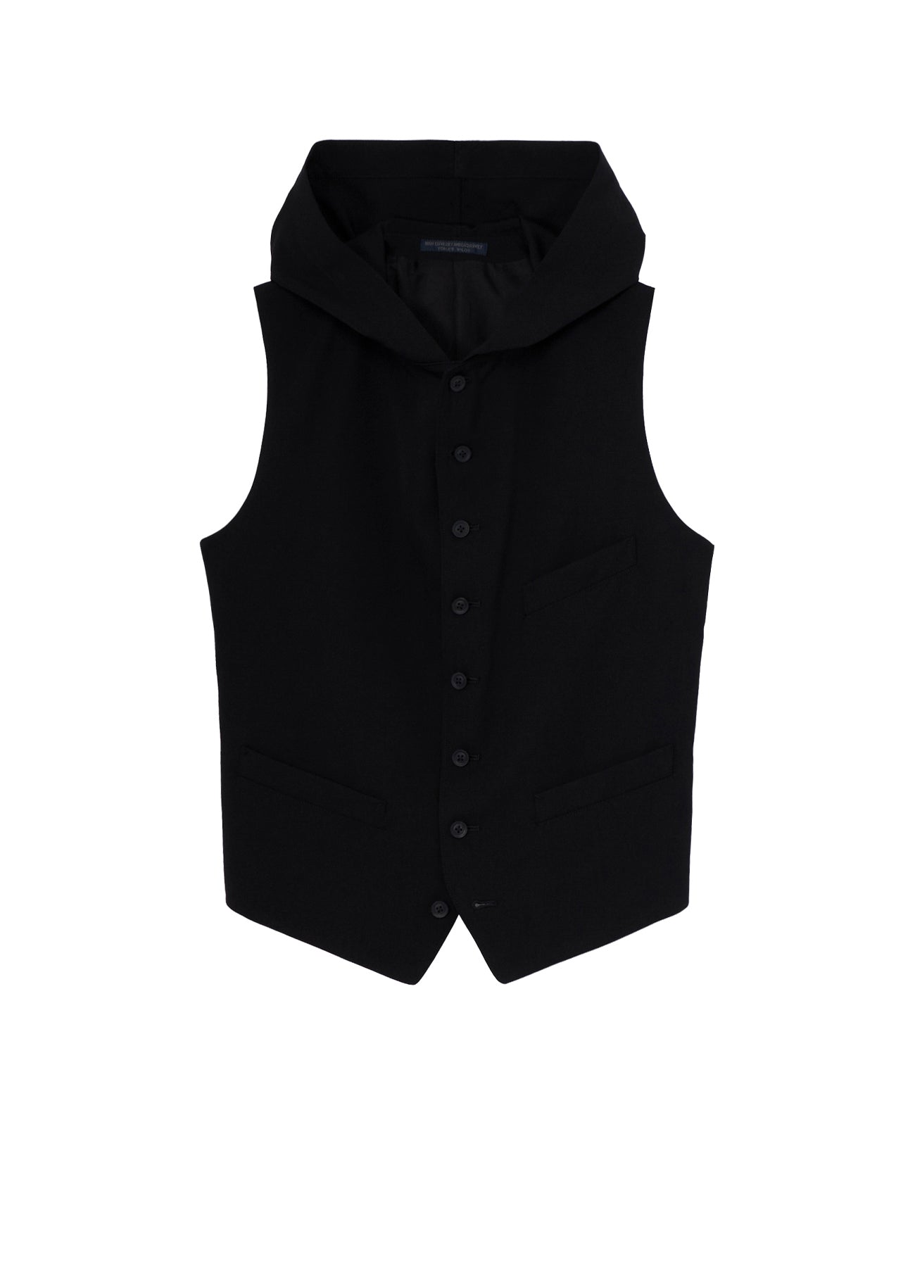 RE GABARDINE HOODED VEST – THE SHOP YOHJI YAMAMOTO