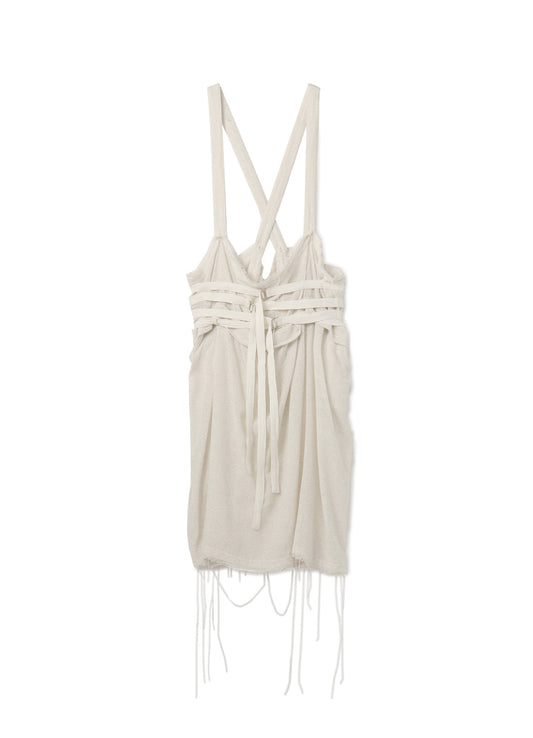 Leno Cloth Suspender Belt Skirt