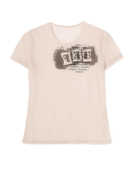 FEU Embroidery & Print Tight Short Sleeve T