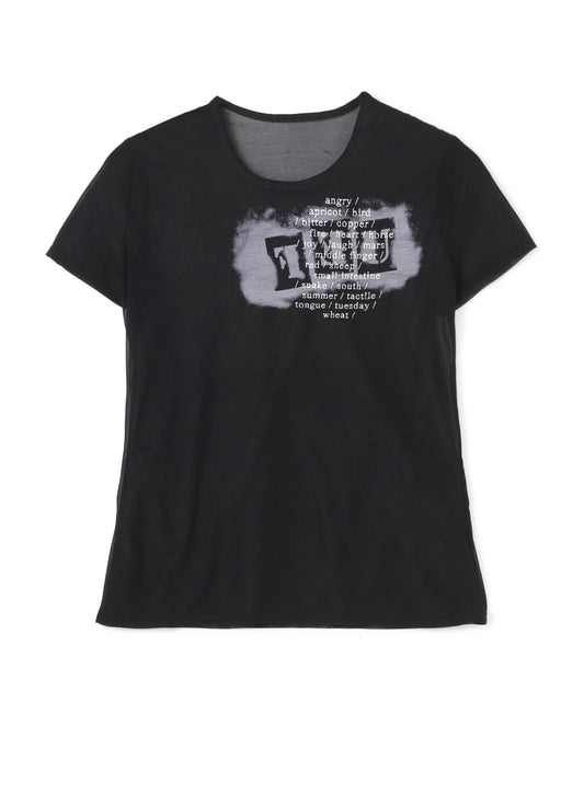 FEU Embroidery & Print Tight Short Sleeve T