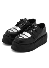 LIMI feu×UNDERGROUND(R) BLACK LEATHER BOOTS WITH METAL PLATES