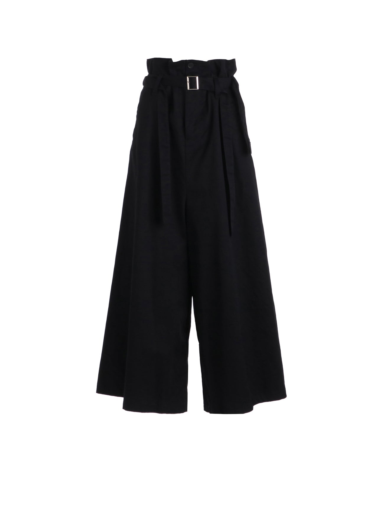 C TWILL BELTED WIDE PANTS – THE SHOP YOHJI YAMAMOTO