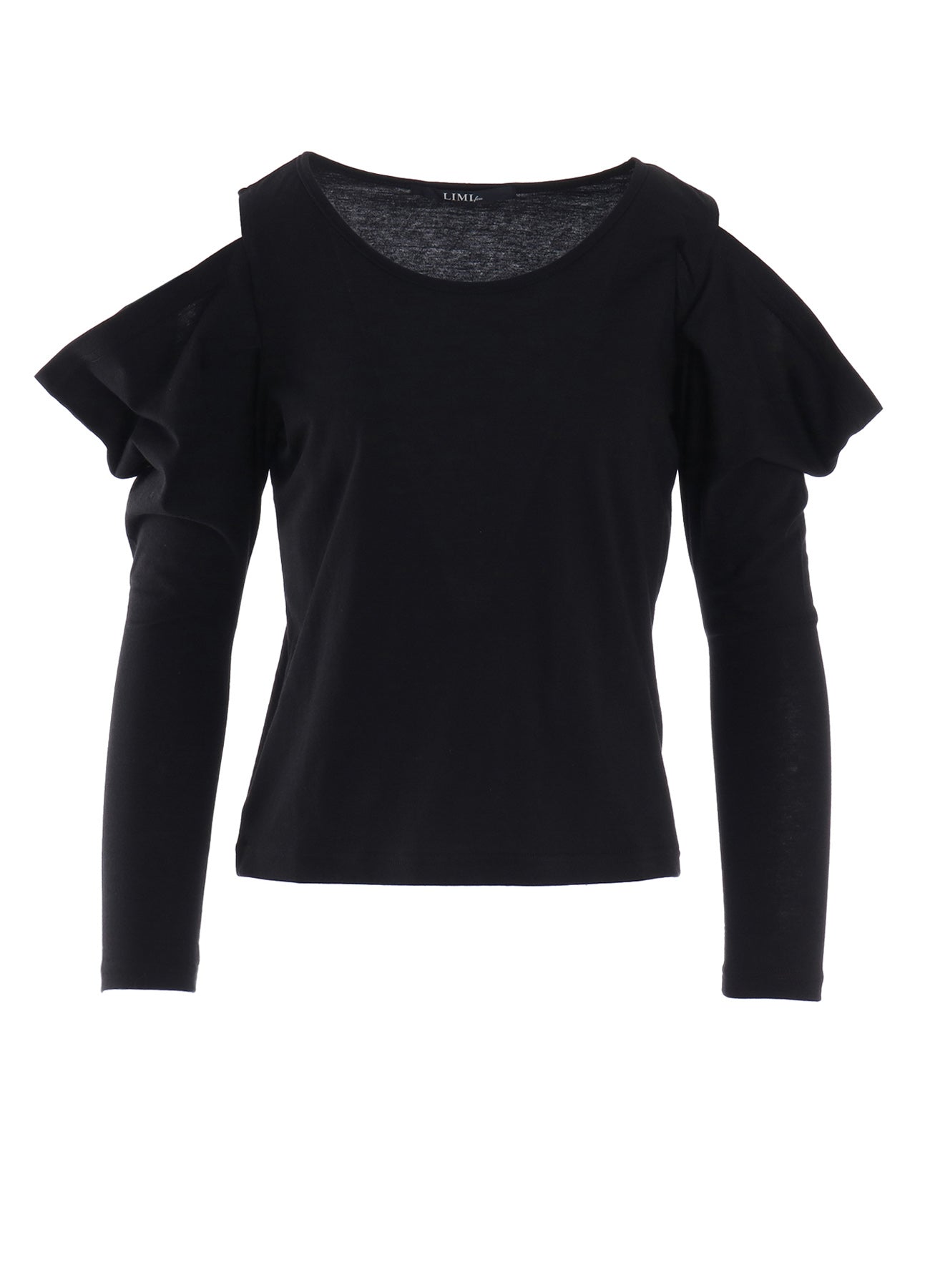 40/- SINGLE JERSEY OPEN SHOULDER LONG SLEEVE TEE – THE SHOP YOHJI