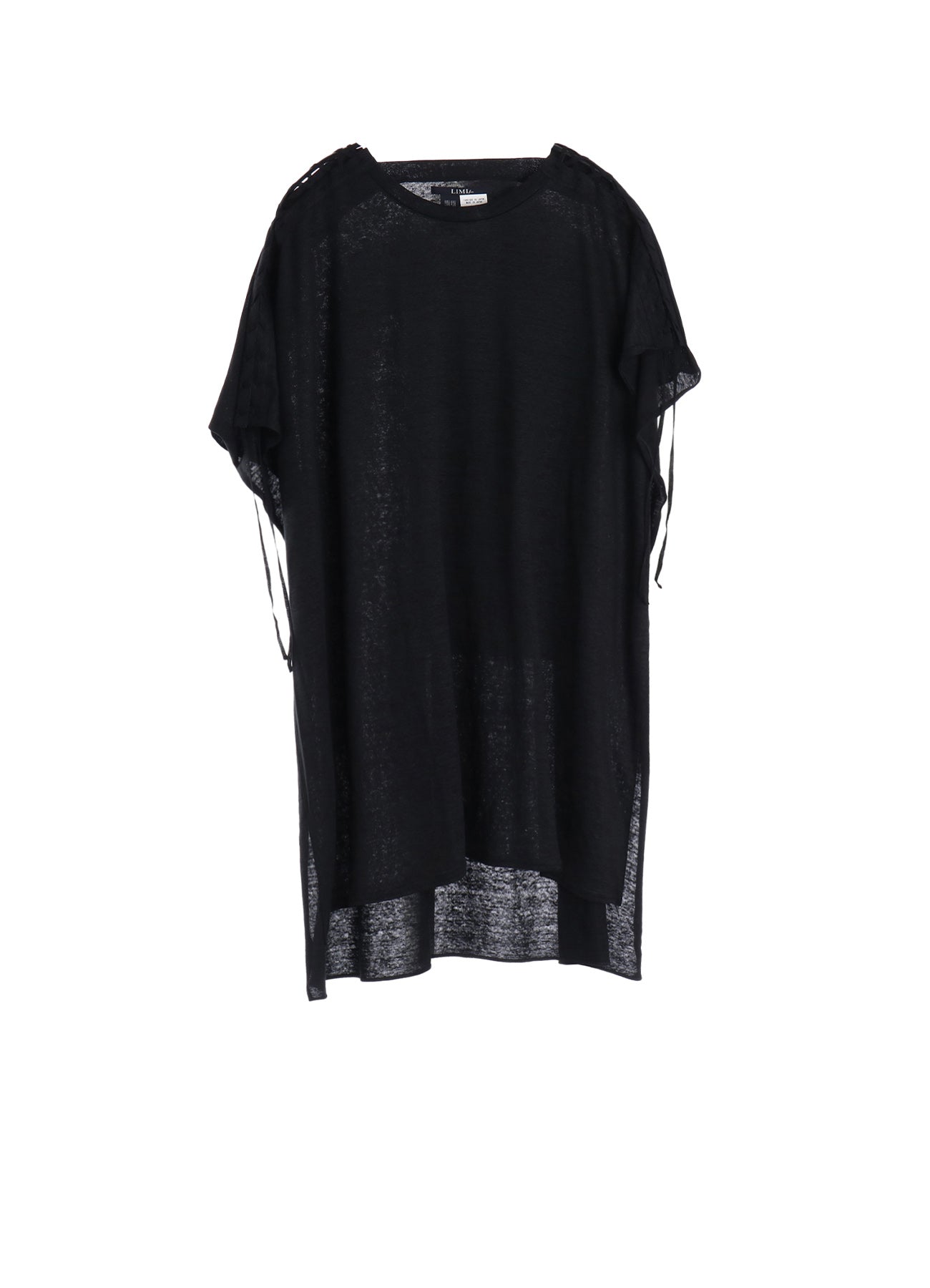 LI/ SINGLE JERSEY LACE UP ASYMMETRIC TEE – THE SHOP YOHJI YAMAMOTO
