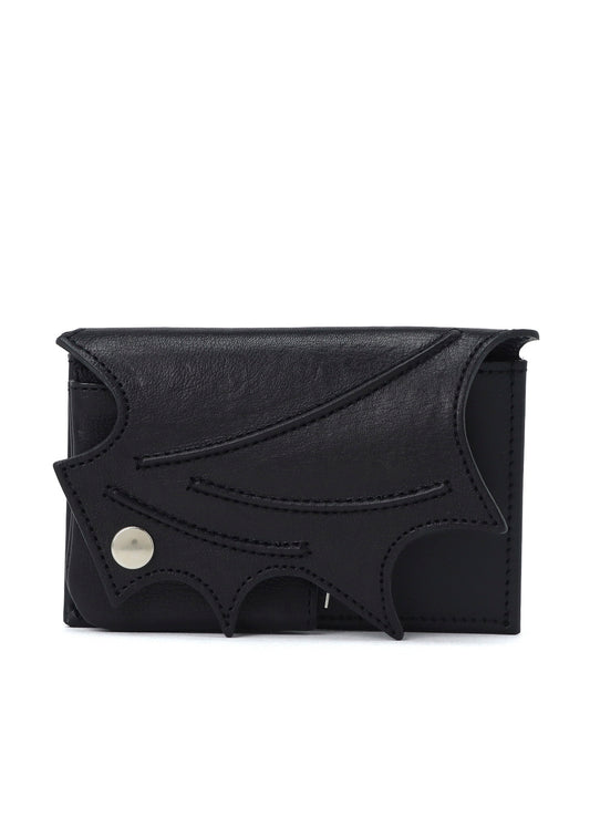 TANNED LEATHER BAT DESIGNED WALLET