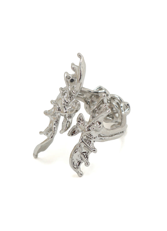 BRASS 2WAY BAT CUFF RING