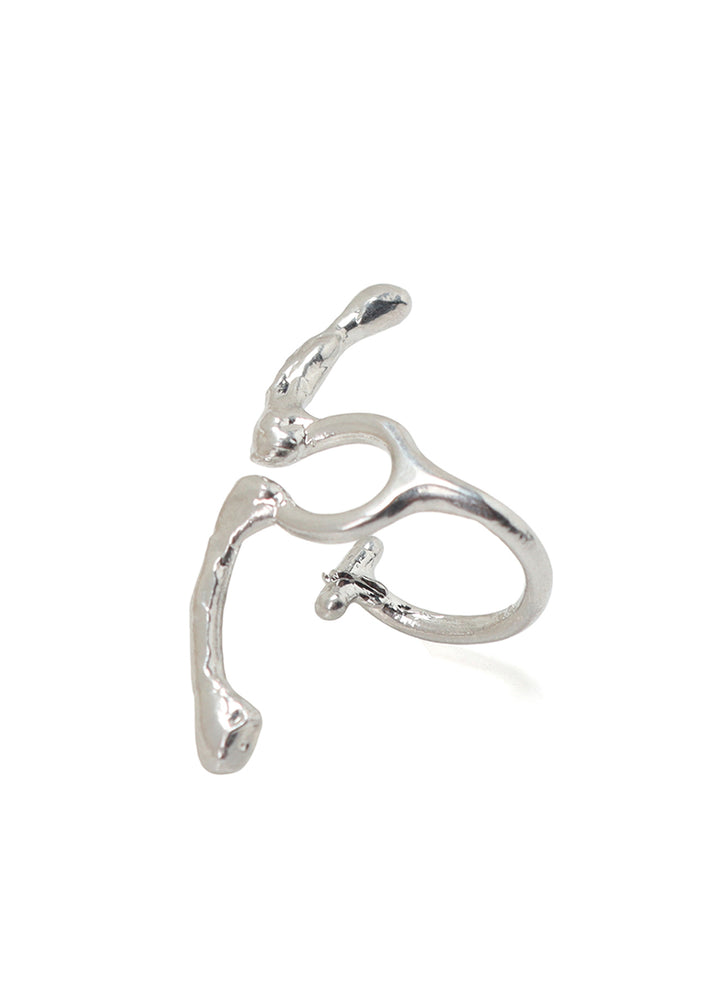 BRASS FLAME LIP CUFF