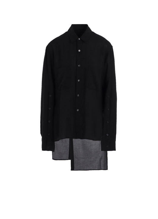 SOFT LAWN BACK SLIT SHIRT
