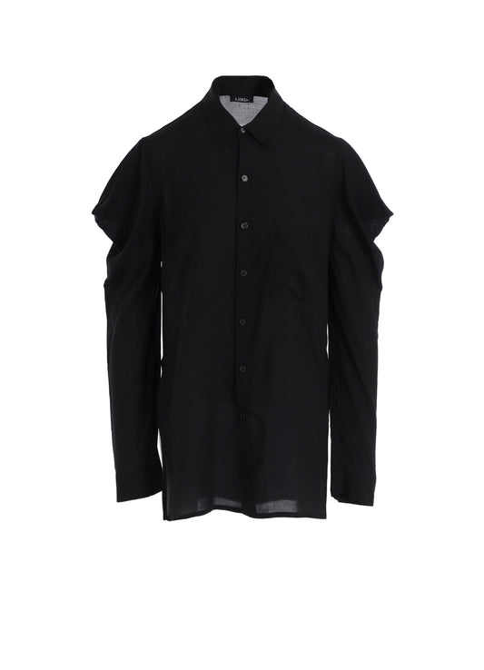 SOFT LAWN SHOULDER PUFF SHIRT