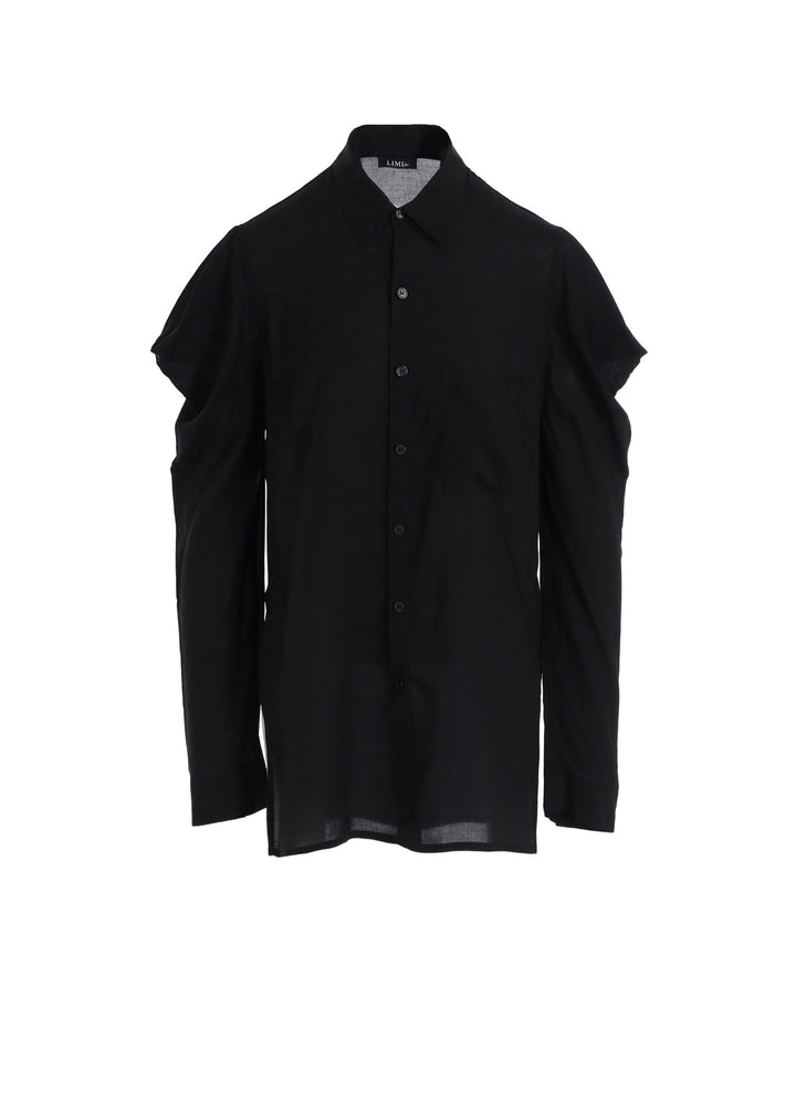 SOFT LAWN SHOULDER PUFF SHIRT