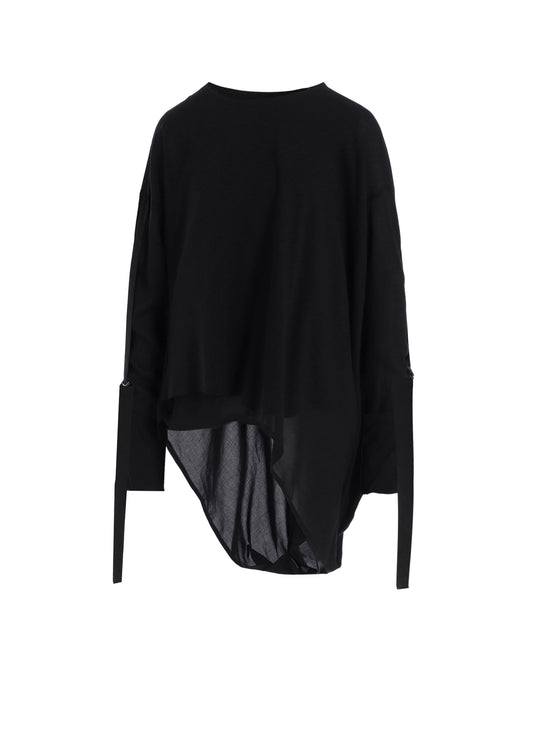 SOFT LAWN BLOUSE WITH D-RINGS