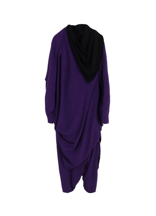 RAYON LAWN DRAPED OVERALL