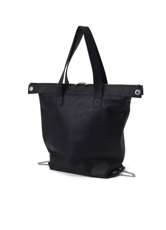 GLOBE LEATHER FOLDABLE BAG