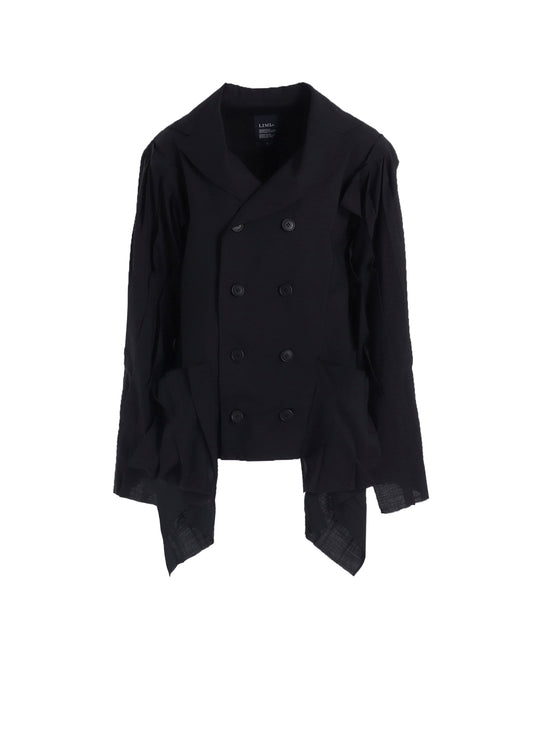 TROPICAL PLEATS SLEEVE JACKET