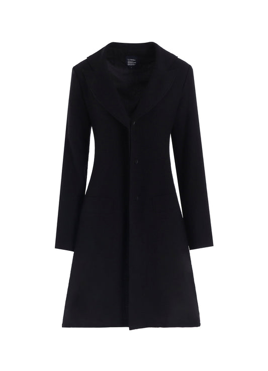 WOOL GAUZE FRILLED JACKET
